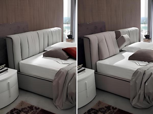 Upholstered bed from Maronese ACF - OLIVER