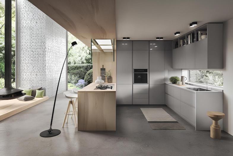 U-shaped kitchen